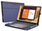 Laptop Case for DELL Latitude 5550 2-in-1 |Latitude 5540 5530 5520 Laptop All Inclusive Drop Case 15.6 PU Leather Inside Pocket Cover (Blue)