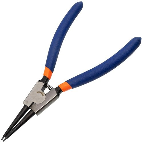 AERZETIX - C77161 - Pince à circlips ouvrante extérieur à bec droit - longueur 180 mm - en acier au carbone