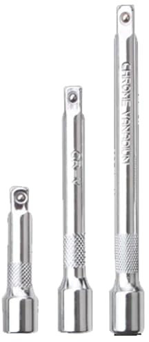 Oiieco 3 Stück Steckschlüssel Verlängerungs Satz, Chrom Vanadium Stahl, 1/4 Zoll Antrieb (2, 4, 6 Zoll) für Ratsche Verlängerung und für flexible Einsatzmöglichkeiten