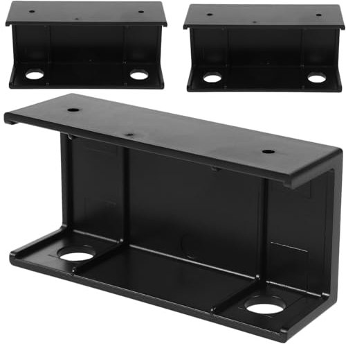 OSALADI under Desk Laptop Holder Keyboard Shelf Vertical Laptop Stand Desk Riser Monitor Mount