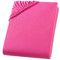 Spannbettlaken 140x200-160x200 cm - Jersey Spannbetttuch 100% Baumwolle - Komfort Bettlaken für Matratzen bis 30 cm Höhe, Spannbettlaken Farbe Magenta