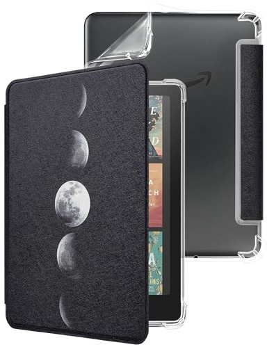 WALNEW Custodia per Kindle Paperwhite 12a generazione 2024 da 7 pollici e Kindle Colorsoft Signature Edition, custodia protettiva posteriore in morbido TPU trasparente per Kindle Colorsoft 2024