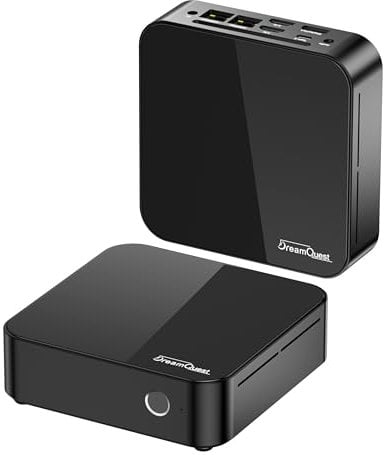 DreamQuest Mini PC Win 11 Pro Intel N150 der 12.Generation (bis zu 3,6 GHz) 32GB RAM+1TB SSD,Micro Desktop Computer voll funktionsfähiger Type C/HDMI+DP/USB 3.2/WiFi 5/BT5.0/Gigabit Ethernet