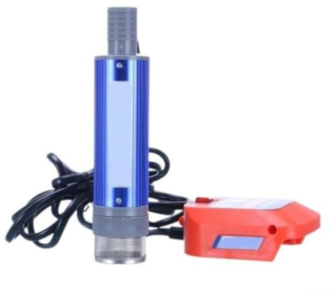 HpLive 18V Akku-Betriebene Dieselpumpe 38mm Ölpumpe Wasserpumpe mit 2.4M Kabel für Kraftstoff Transfer 40-60L/min