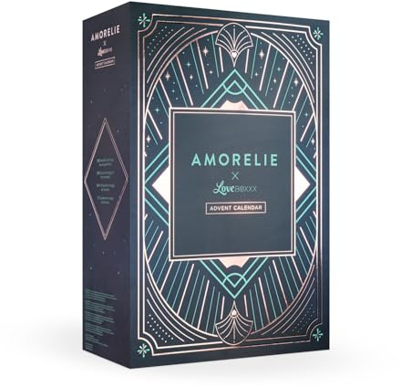 AMORELIE Erotischer Adventskalender für Paare Singles & Erwachsene | Erotik-Set mit 24 sinnlichen Überraschungen (Original 2025)