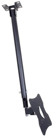 DUANHOZ Support TV Plafond, Support TV Plafond, Support TV Plafond pivotant et inclinable pour téléviseurs de 14 à 32 Pouces, Support Plafond télescopique à Hauteur réglable (2 m