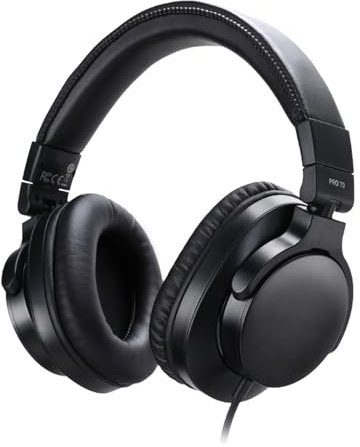 Sunydog Auriculares de Estudio Cerrados para un Aislamiento Mejorado y una Respuesta de Frecuencia Equilibrada, Monitoreo Profesional y Uso en Estudio