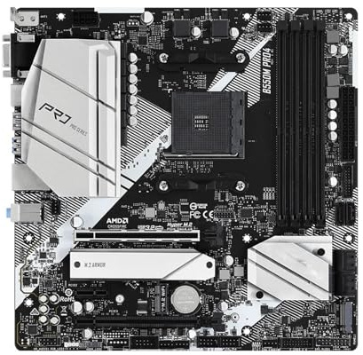 scheda madre Fit For ASRock B550M PRO4 Ryzen 9 5900X 3900X 7 5800X3D 5 5600X CPU AMD B550 DDR4 HDMI AM4 Scheda madre