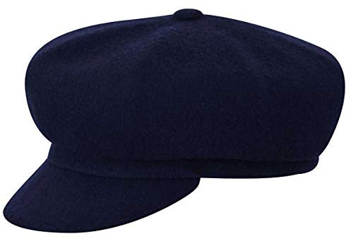 Kangol Herren Wool Spitfire Cap Verschluss, Marineblau, XL