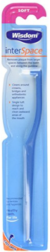 Wisdom Interspace Toothbrush, Pack of 6