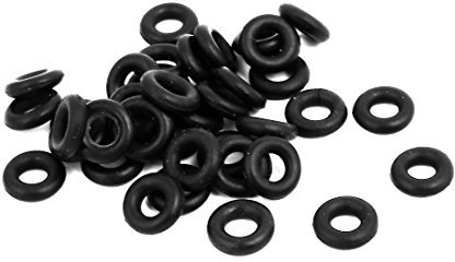 sourcing map Nitrile Caoutchouc Joints Toriques 7mm OD 3mm ID 2mm Largeur Métrique Joint Étanchéité Paquet de 35