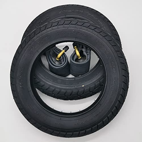 2x Mitas V41 Walrus 10 Zoll Reifen 10x1.75x2 Zoll | 47-152 + 90° AV Schlauch (abgewinkeltes Ventil) Kinderwagen, Buggy, Roller, Dreirad