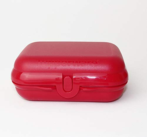 Tupperware® Twin-Box - Die Brotdose in Rot! Lunch-Box A26 13x10x5 cm