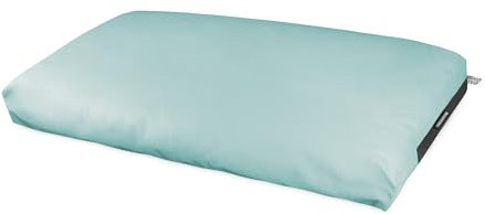 Happers Coussin Imperméable et Déhoussable pour Palette en Similicuir Bleu Ciel 120x60x20