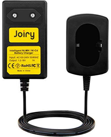 Joiry 1.2V-18V Chargeur pour Makita 7.2V 9.6V 12V 14.4V 18V Ni-MH/Ni-CD-Batteries (Pas pour Li-ION Batteries)