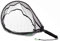 Zite Fishing Wat-Kescher Gummiert - Angelkescher, Spinnkescher & Fliegenkescher - 60x33cm mit Karabiner-Band zum Angeln - Watkescher gummiert, Angel Kescher Angeln-gummiert, Fliegenfischen