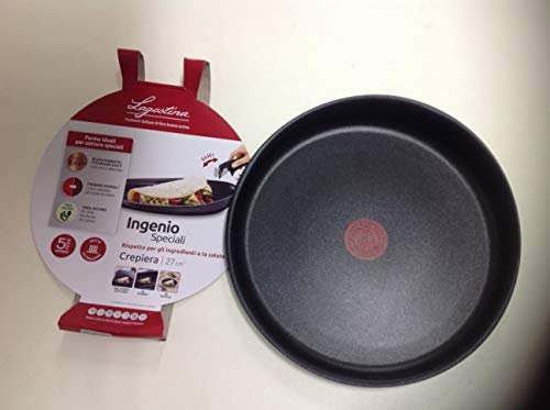 Lagostina Padella ingenio 27 cm, Ideale per piadine Antiaderente, induzione.