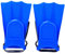 Keenso Kinder Schwimmflossen, 1 Paar Kinder Tauchen Kurzflossen PVC Schwimmtraining Flossen Leichte Schwimmflossen (25-30-Blau)
