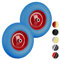 2 Ruedas Carretilla 4.80 4.00-8, Neumáticos Goma, Llantas de Acero, Repuesto, Cargas de hasta 100 kg, Azul y Rojo