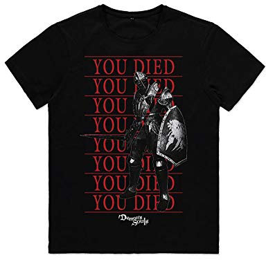 Difuzed Demon's Souls - You Died - T-Shirt Homme (S)