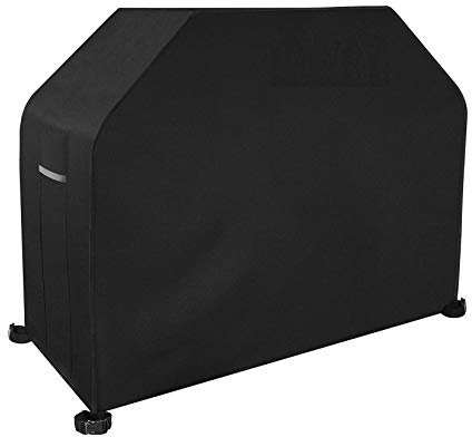 Housse Barbecue avec Cordon de Serrage supplémentaire, 125 x 62 x 95cm, Noir