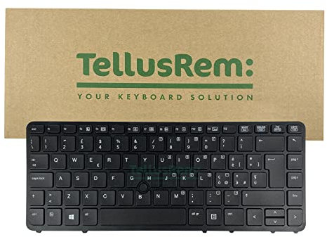 TellusRem Clavier de Remplacement Italien rétroéclairé pour HP 840 G1, 840 G2, 850 G1, 850 G2