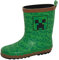 MINECRAFT Stivali di Gomma Ragazzi Stivali da Pioggia Gamer per Bambini Neri 34 EU Bambino
