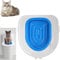 Cat Toilet Training Kit, 5pcs Cat Toilet Trainning Tool Pet Cat Toilet Seat Trainer Urinal Seat Pad Mat Conserve Litter Pet Supplies