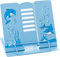 Buchständer, Leseständer, buchständer Schule, für Küche und Büro als Kochbuchhalter und Leseständer Buchstütze (Blau)