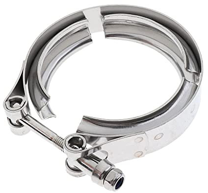 Schlauchschellen Turbo-Auspuffrohrschlauch-Klemme V-Band Edelstahl 2.5 Zoll (102x95x18mm)