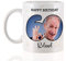 Herz & Heim® Fototasse zum runden Geburtstag mit eigenen Foto 60