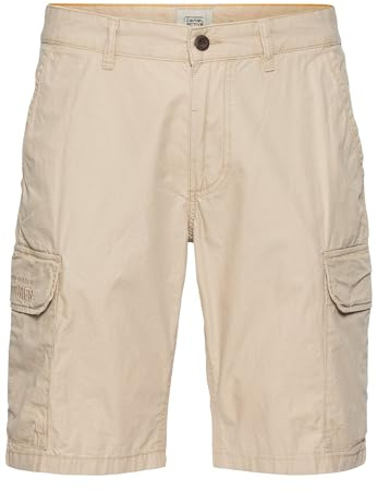 camel active Herren Regular Fit Cargo Shorts mit Minimal Print