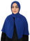 Medinah Hijab Kopftuch Muslimisches Kopftuch Chiffon kopftuch 180x70cm groß Islamisches Kopftücher für Damen-Made in Turkey, Dunkelblau-#5