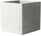 ESTINTENG Simple Modern Pot de fleurs carré en ciment blanc embryon respirant, balcon, extérieur, jardin, pot de fleurs en pot avec trous, ciment couleur primaire, 15 x 15 cm, perforé sans disque