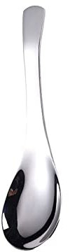 Elegante cuchara sopera dorada de acero inoxidable: perfecta para arroz, helado y más