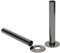130mm Pipe Sleeves/Shrouds/Covers & Collars (Pair) - Black Nickel
