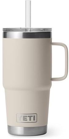 Yeti Rambler 25 Oz Straw Mug Cape Taupe