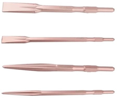 Flat Chisels Point Drill Bit Hex Shank Electric Hammer Chisel 280/400mm for Woodworking Concrete Wall Rock