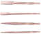 Flat Chisels Point Drill Bit Hex Shank Electric Hammer Chisel 280/400mm for Woodworking Concrete Wall Rock