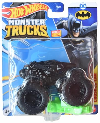 Hot Wheels Monster Trucks Batman, inklusive Crushed Car