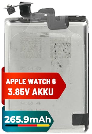 Mpsmobile® Akku für Apple Watch 6 40mm | 265mAh | Ersatzakku