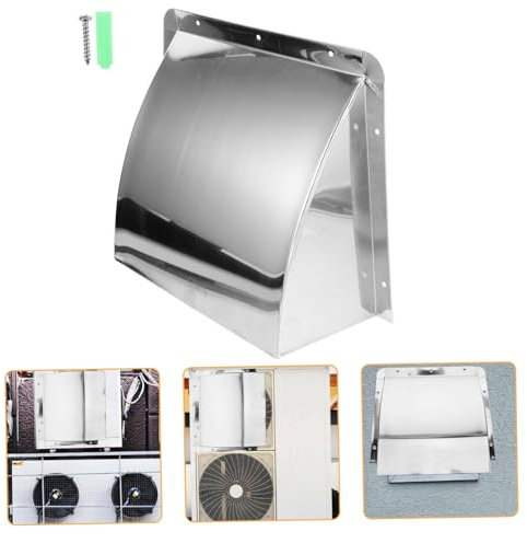 Operitacx Ablufthaube Wetterfeste Abluftöffnung für Innen und Außen Rostfrei Langlebig Elegantes Design für Verschiedene Küchenstile Einfache Installation