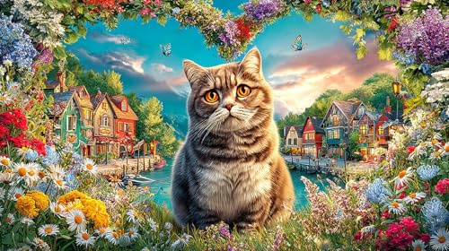 Britisch Kurzhaar 1000 Teile Puzzle für Erwachsene und Kinder ab 12+ Jahren Extrem Schwer Tolle Geschenkidee Recyclingpapier 38x26/1000 Teile
