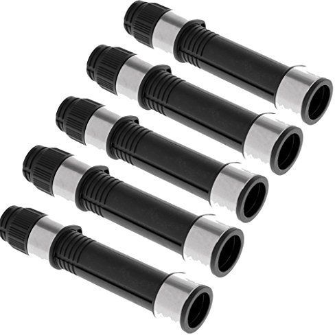 Gazechimp 5x Angeln Ruten Rollen Halter Edelstahl Teleskop Ruten Bau Ersatz Teil 16mm