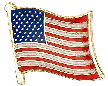 Vereinigten Staaten von Amerika USA Flagge Metall Button Badge Pin Pins Anstecker