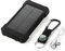 Batería Externa Solar para Huawei Mate 20 Smartphone Tablet, Cargador Universal Power Bank 4000 mAh 2 Puertos USB
