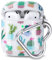 Airpods Case, OTOPO Cute Cactus Air Pods Accessories Protective Hard Case Cover Portable & Shockproof Women Girls Men with Heart-Shaped Keychain for Airpods 2/1 Charging Case (Cactus)