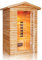 XXL Luxus LED Infrarotsauna 120x120x210 cm Infrarotkabine Wärmekabine Sauna Outdoor 3 Personen Ozon Modell 2022