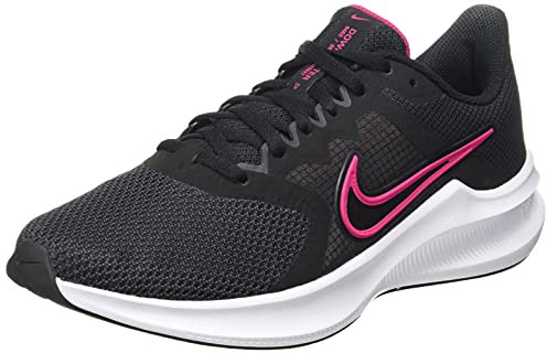 Nike Wmns Downshifter 11, Scarpe da Corsa Donna, Black/Fireberry-Dk Smoke Grey-White, 36 EU