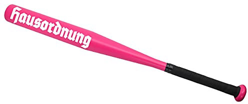 Spaß Kostet Pinker Baseballschläger Hausordnung Weiß